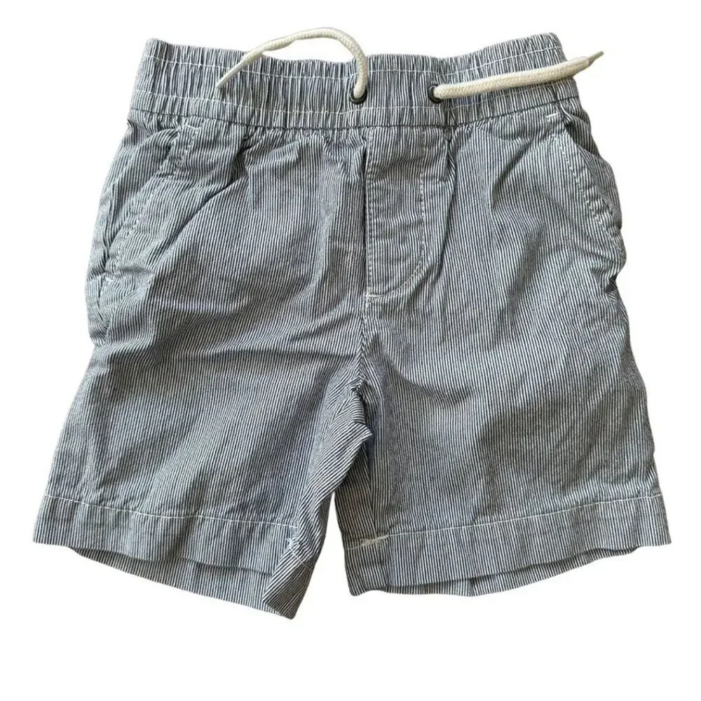 GAP Pull Up Short Blue and White Stripped 3T